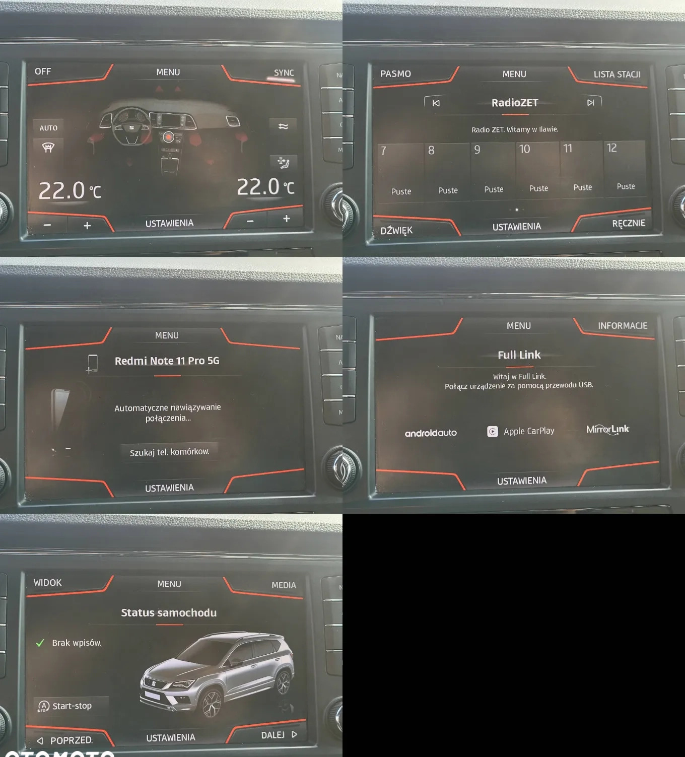 Seat Ateca cena 88700 przebieg: 149895, rok produkcji 2019 z Iława małe 781